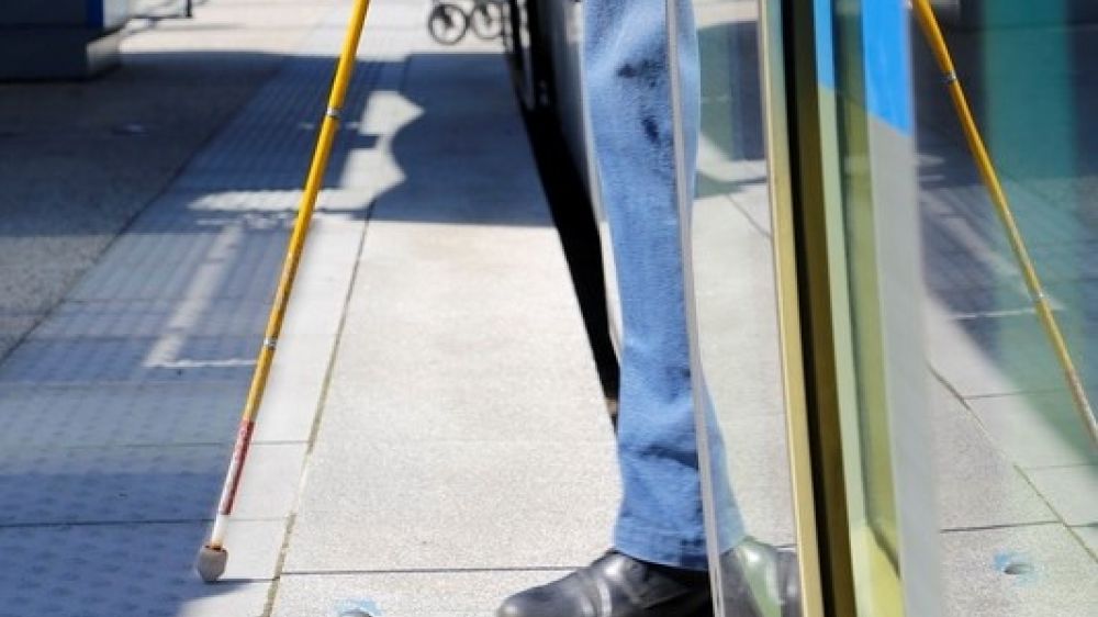 accessibilit&eacute; au tram sans plate-forme