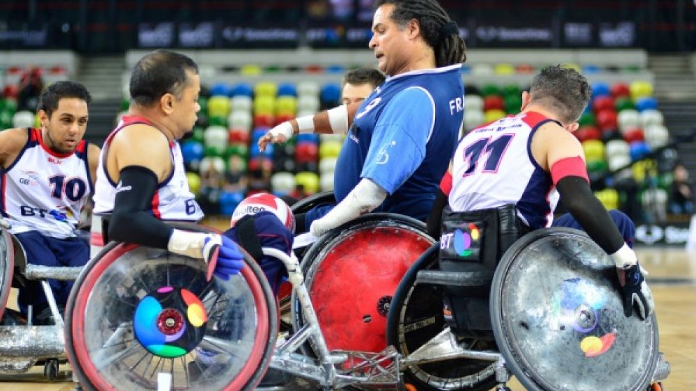 Le rugby fauteuil, une discipline spectaculaire (Photo f&eacute;d&eacute;ration handisport)