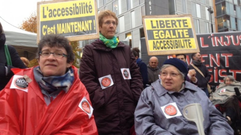 A Nantes, un collectif attend les Ministres à l'occasion de la Conférence sur l'accessibilité