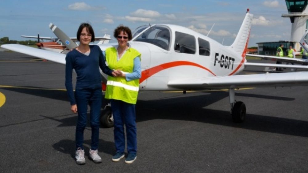 Comme Doriane grâce au Rotary, 80 personnes handicapées ont fait leur baptême de l'air