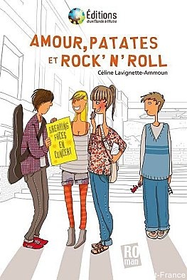 livre dont le titre est amour patates et rock and roll