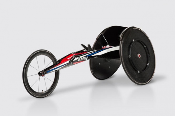 Le fauteuil roulant pour les athlètes paralympiques de Rio de Janeiro. DR BMW