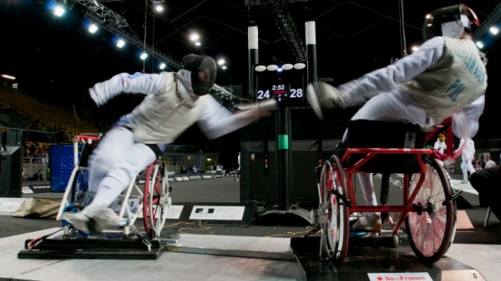 L&#039;escrime fauteuil fait son entr&eacute;e dans la comp&eacute;tition- cr&eacute;dit photo : France Paralympique