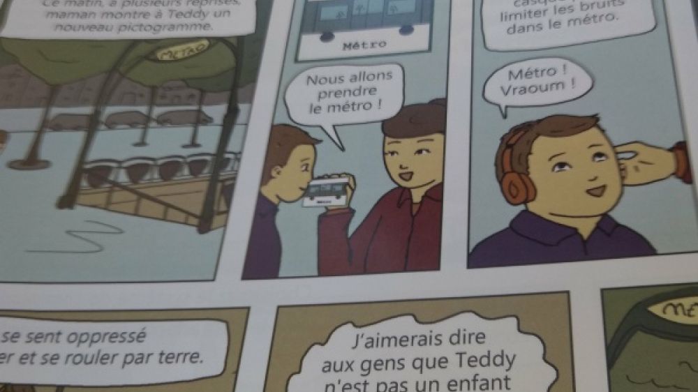 Teddy prend le m&eacute;tro pour la premi&egrave;re fois.