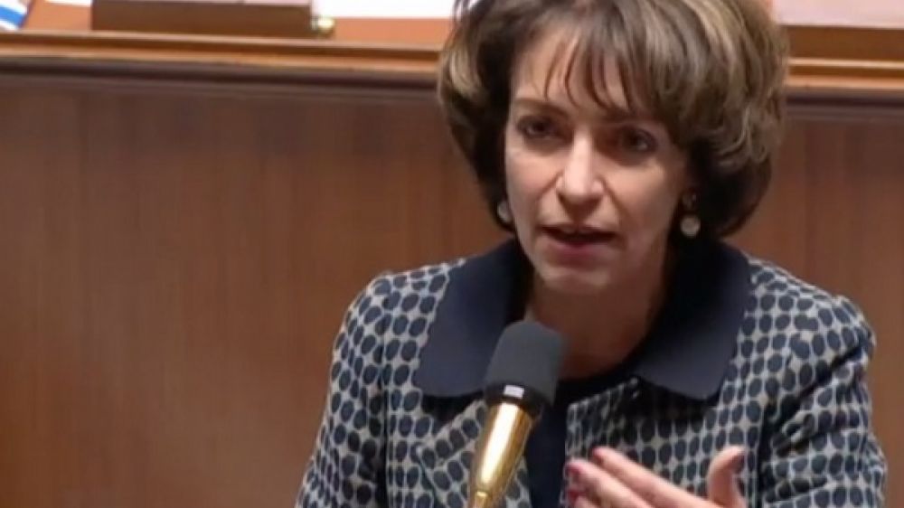 Marisol Touraine le 24 janvier &agrave; l&#039;Assembl&eacute;e nationale, image La Cha&icirc;ne parlementaire