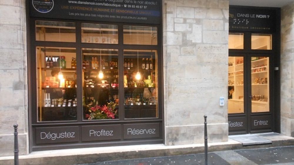 La vitrine de la boutique