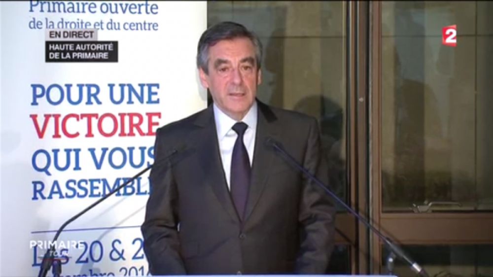 Fran&ccedil;ois Fillon fait 11 propositions pour la politique du handicap. (capture d&#039;&eacute;cran France 2)