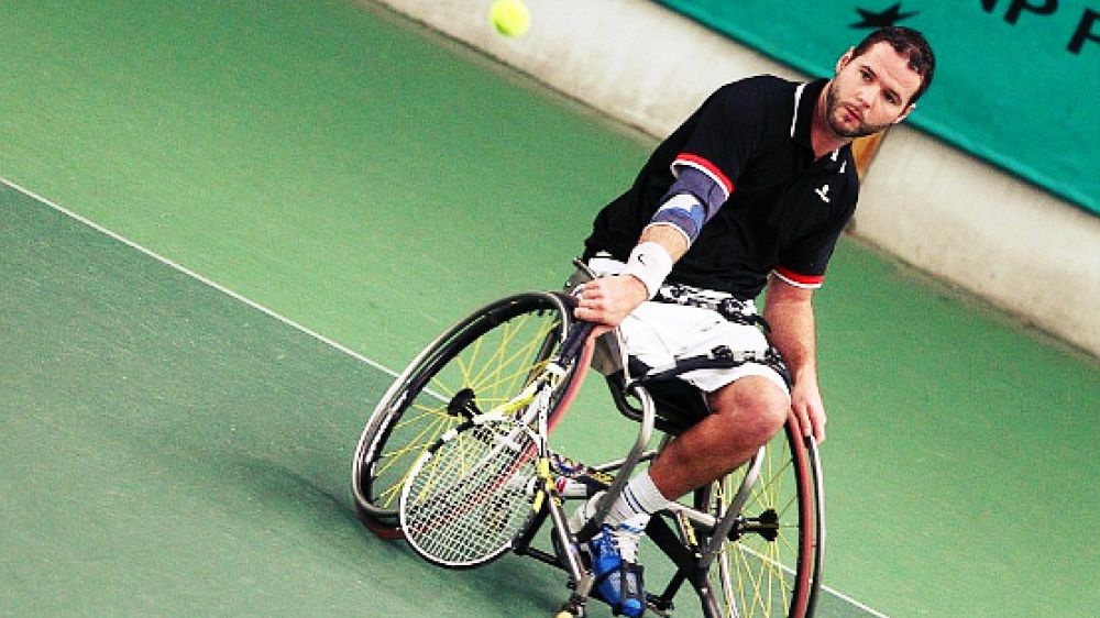 L&#039;Open de tennis handisport du Loiret accueille durant trois jours des joueurs en fauteuil roulant venus de toute la France (cr&eacute;dit photo : ML Photographie)
