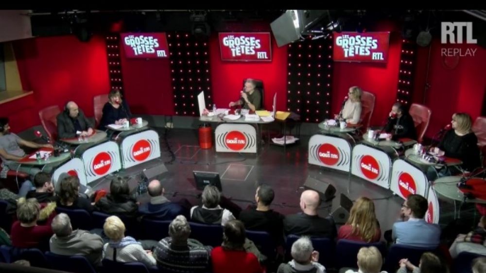 Le plateau des Grosses têtes