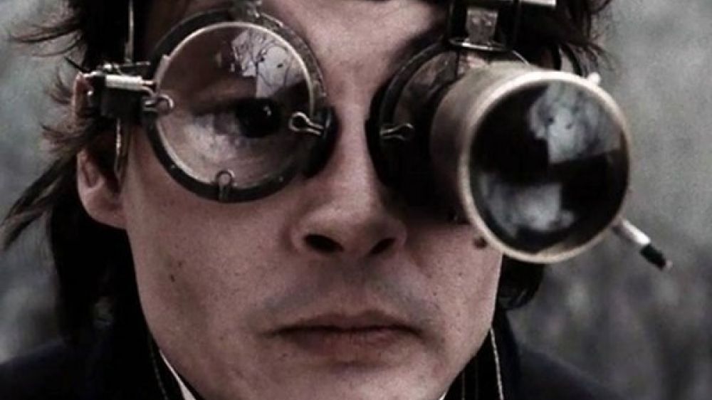 Johnny Depp dans le film Sleepy hollow de Tim Burton.