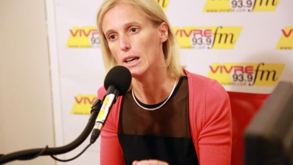 Ségolène Neuville au micro de Vivre FM, mardi 13 mai 2014