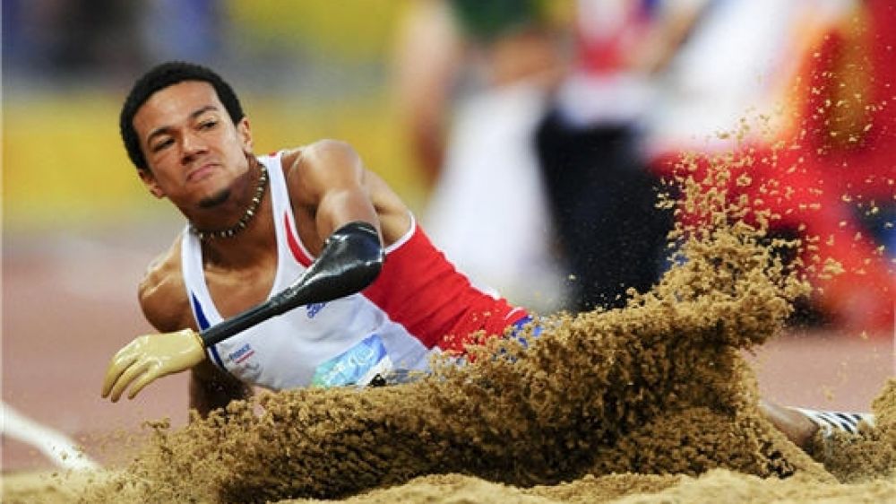 Arnaud Assoumani m&eacute;daill&eacute; de bronze en longueur 