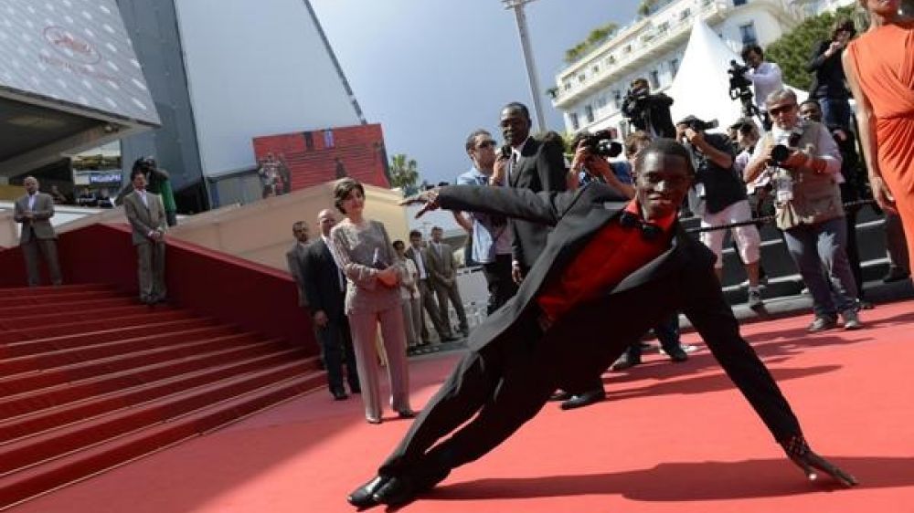 Souleyman D&eacute;m&eacute;, l&#039;acteur principal du film &quot;Grigris&quot;, a failli ne jamais arriver &agrave; Cannes.