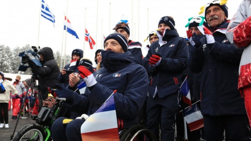 Arriv&eacute;e de l&#039;Equipe de France au village paralympique photo France Paralympique G. Picout