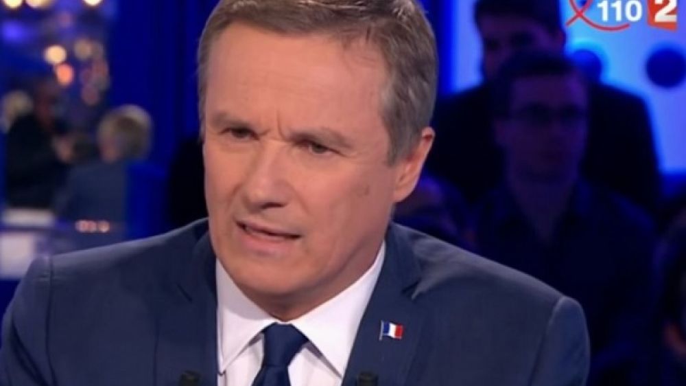 Nicolas Dupont-Aignan le 25 mars sur France 2