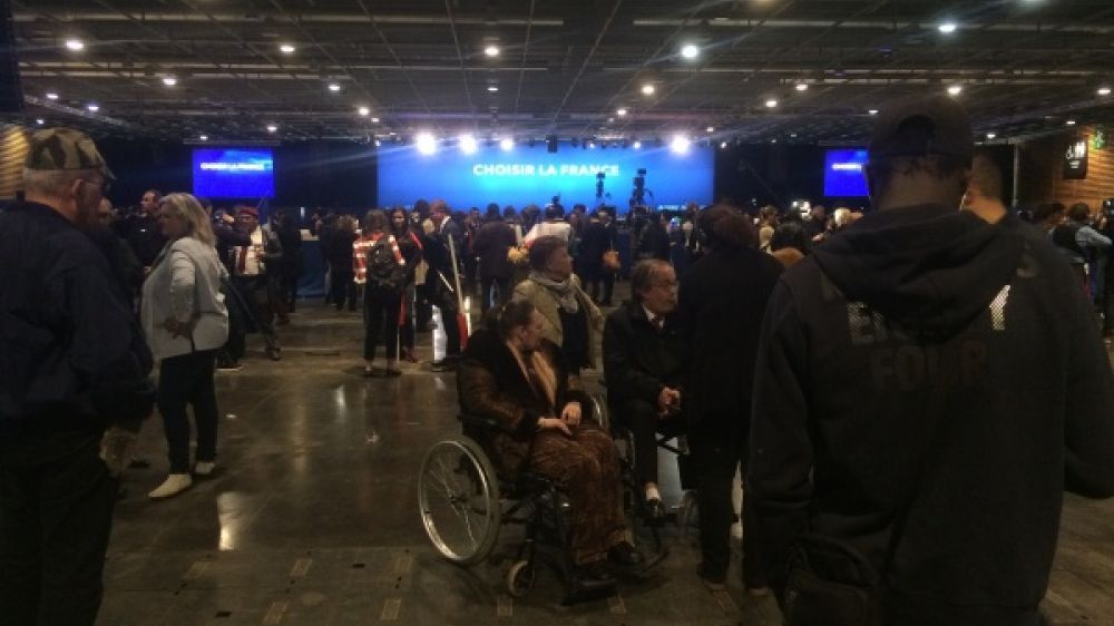 Meeting de Marine Le Pen &agrave; Villepinte le 1er mai