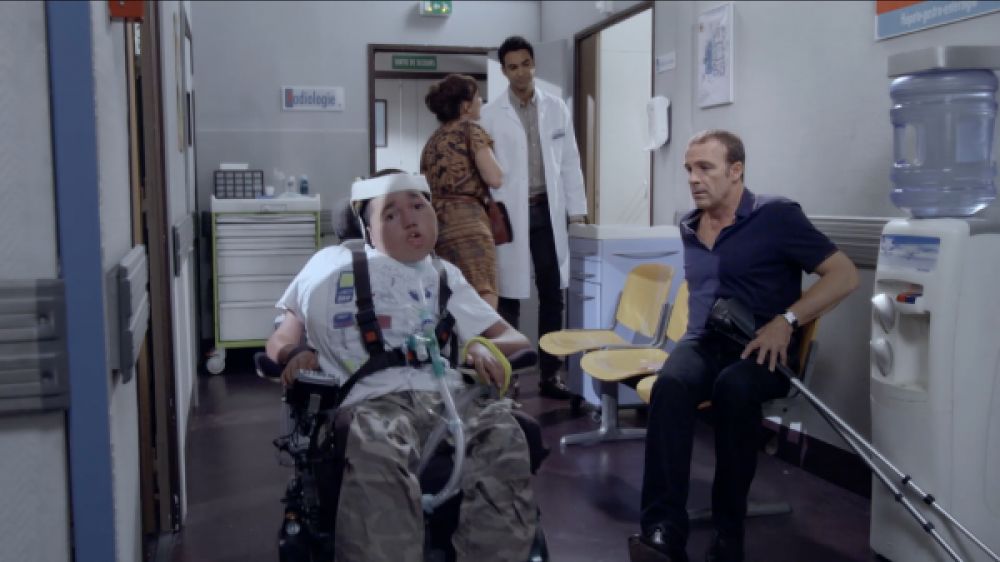 Les comédiens de "Plus belle la vie" mobilisés pour l'accessibilité (Capture d'écran Vivre FM)
