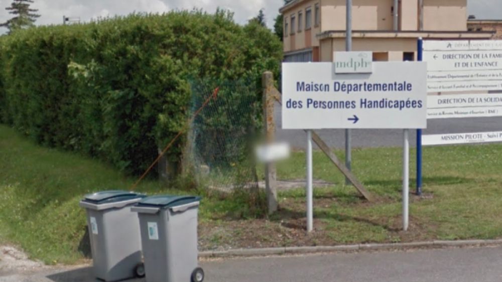 La Maison Départementale de l'Aisne. Le département pourrait passer au FN.