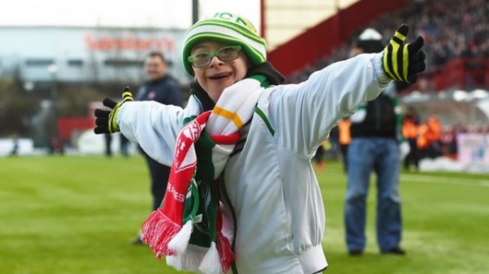 Jay Beatty c&eacute;l&egrave;bre son but comme il se doit !