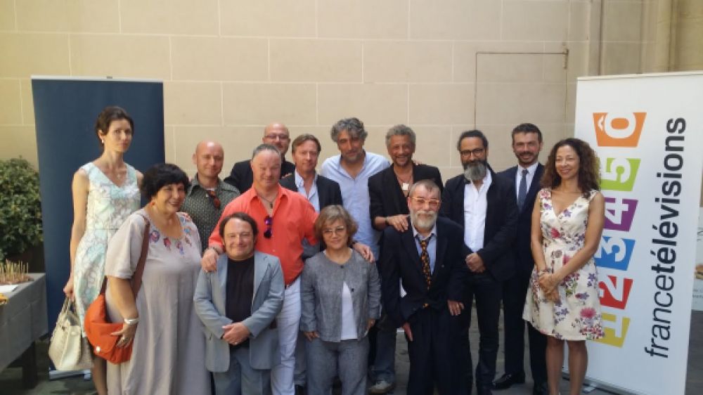 Les organisateurs et le jury du festival, lors d&#039;une conf&eacute;rence de presse &agrave; l&#039;ambassade du Br&eacute;sil