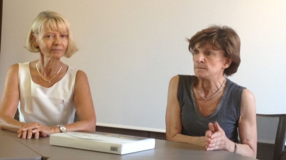 Geneviève Ruault et Michèle Delaunay lors de la présentation de MOBIQUAL