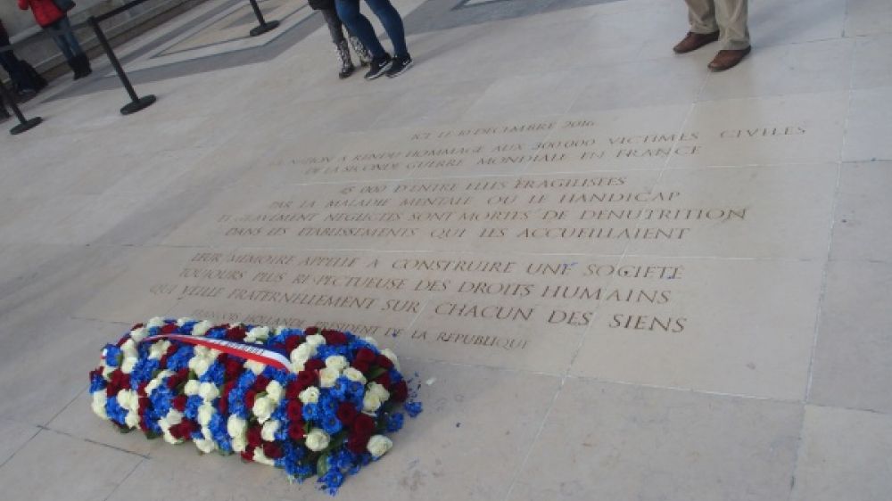 Un hommage rendu aux victimes malades ou handicap&eacute;es du r&eacute;gime de Vichy.