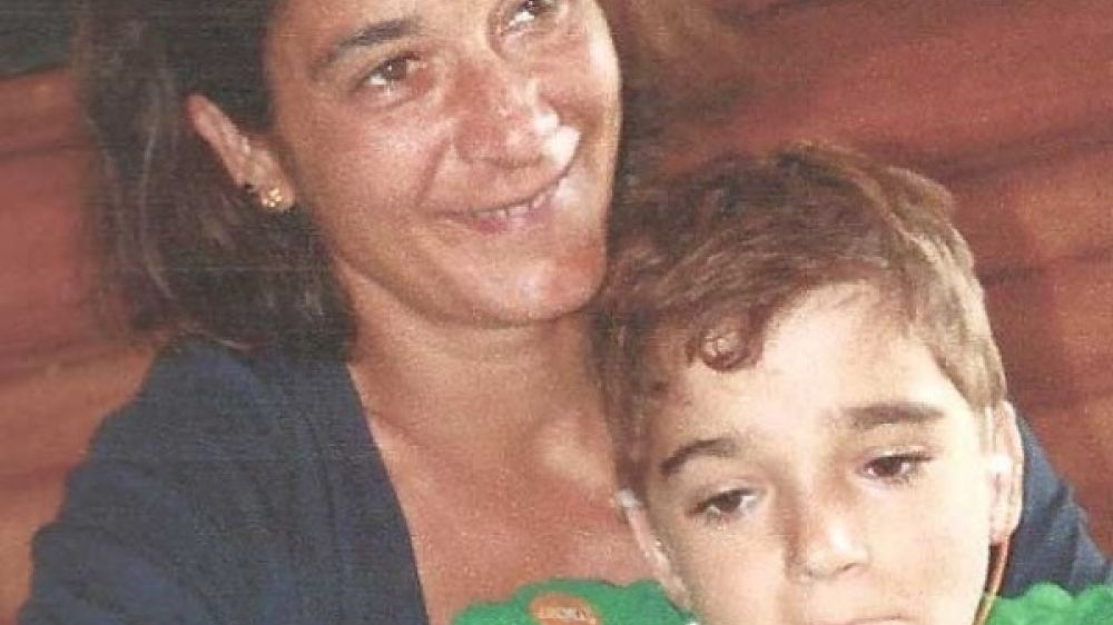 Amélie Vicens, électrice de Benoît Hamon, et son fils