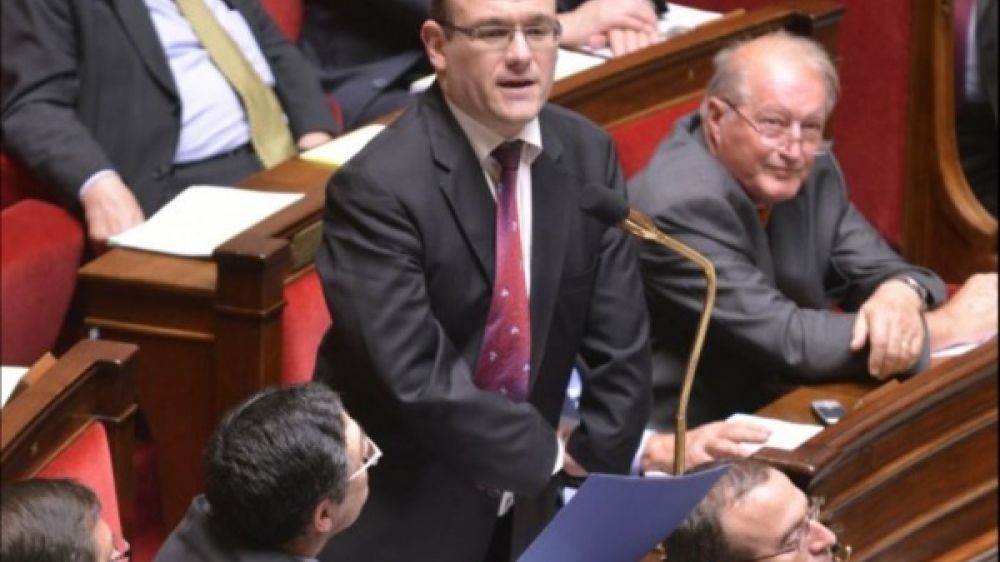 Damien Abad au cours de l&#039;une des s&eacute;ances de l&#039;Assembl&eacute;e nationale