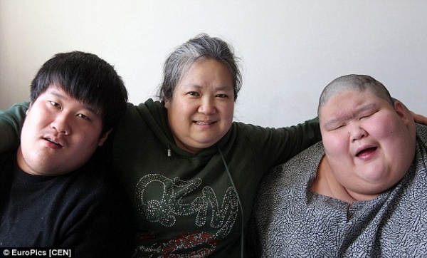 La famille Zhang, de gauche à droite Yuanjung, Ma et Hangyung