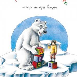 abécédaire des animaux venus du froid, avec un ours polaire sur la couverture du livre