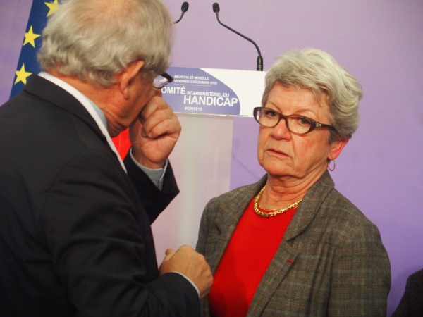 Dominique Gillot lors du comité interministériel du handicap en 2016